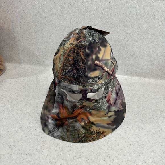 Quick Camo 2 in 1 Hunting Cap Hat Game Face Gear NWT King’s Mountain Shadow - Picture 4 of 9